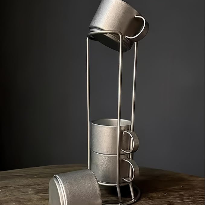 Stainless Steel Stacked Cups