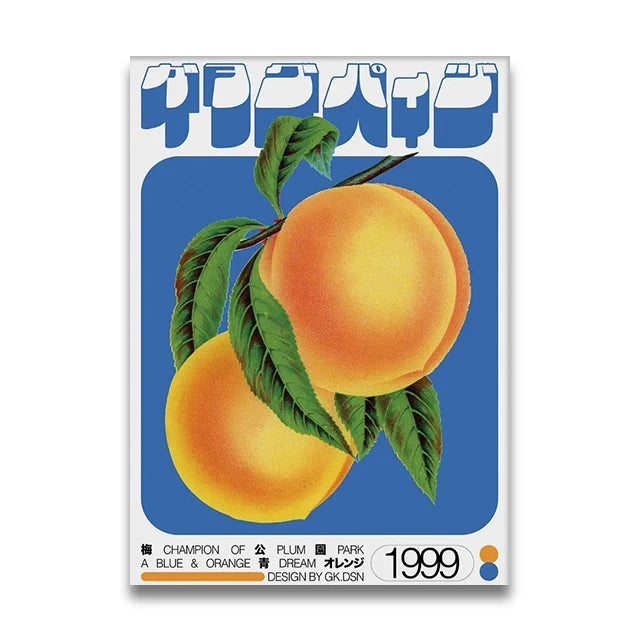 Japanese Plant Prints Canvas