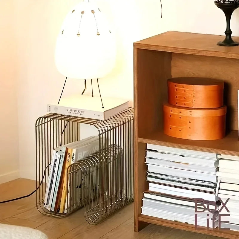 Square Metal Silver Edge Table