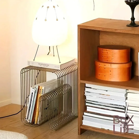 Square Metal Silver Edge Table