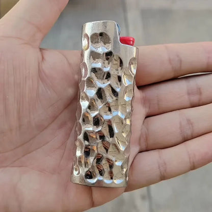 Dented Metal Lighter Sleeve