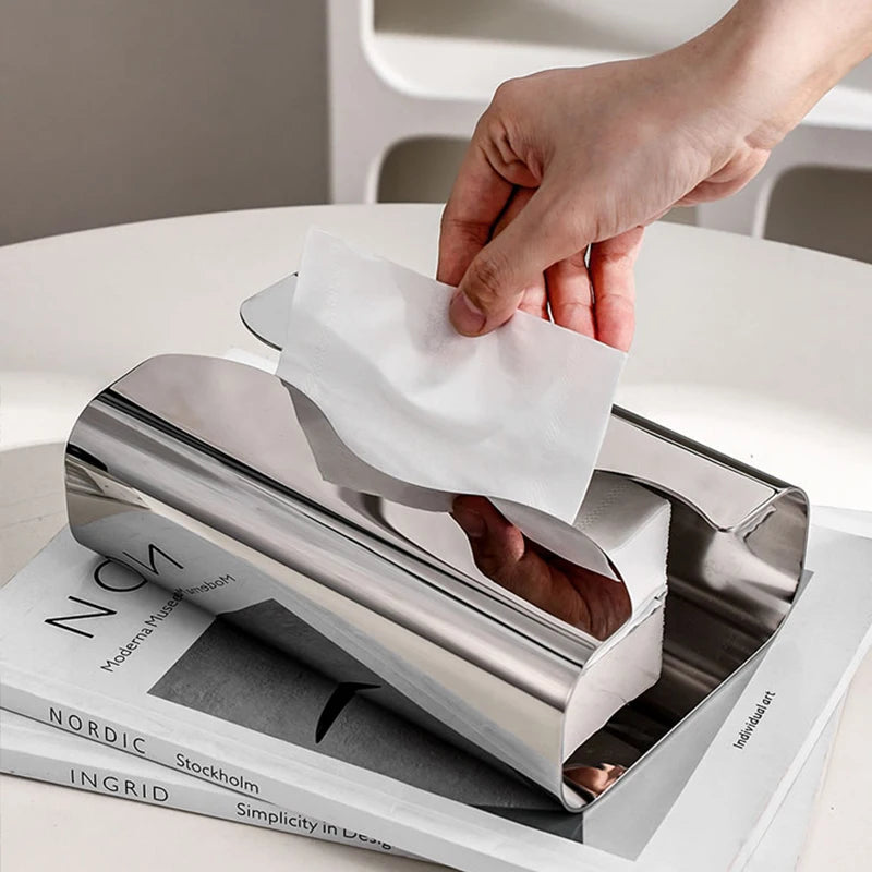 Stainless Steel Tissue Box