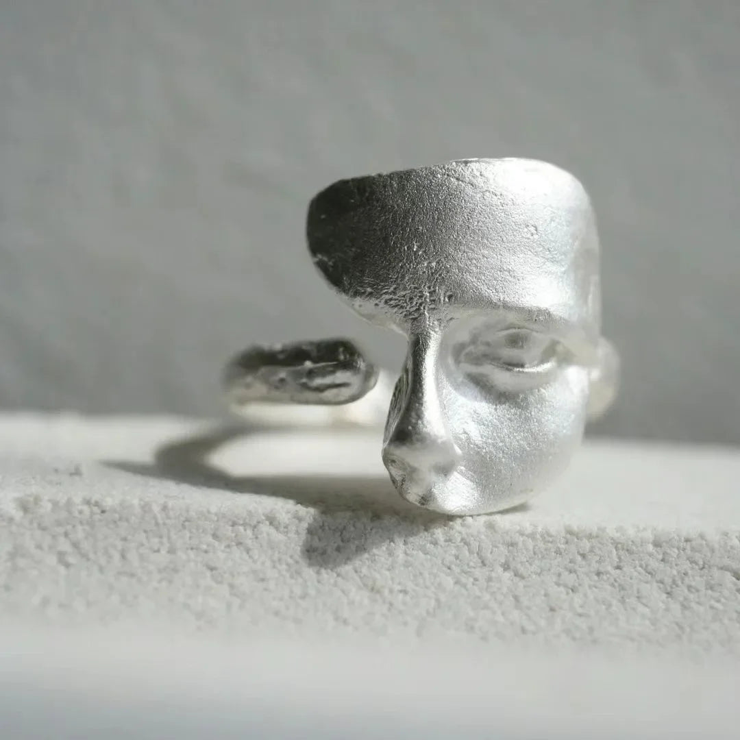 Roman Face Rings