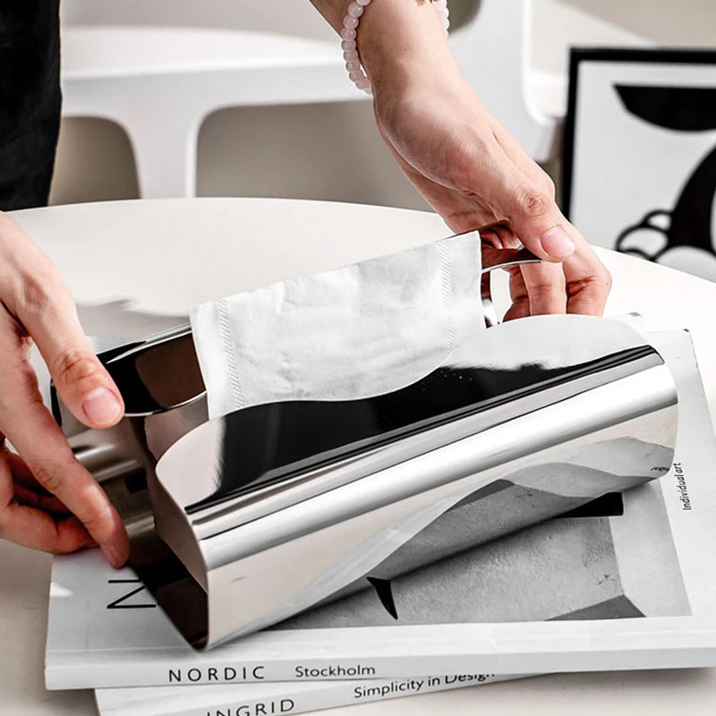 Stainless Steel Tissue Box