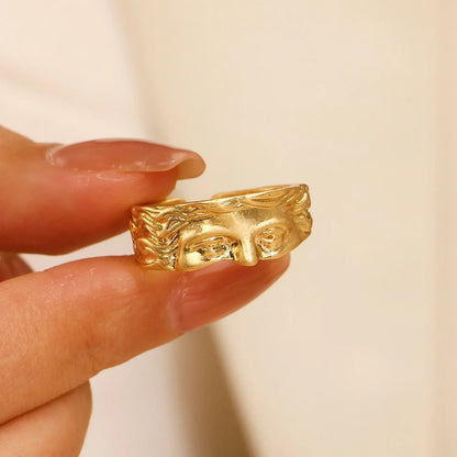 Roman Face Rings